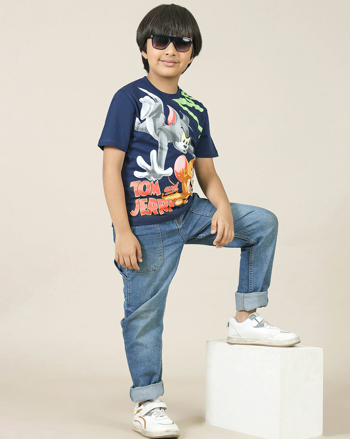 Tom & Jerry Regular Fit Tshirt Boys