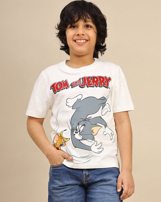 Tom & Jerry Regular Fit Tshirt Boys
