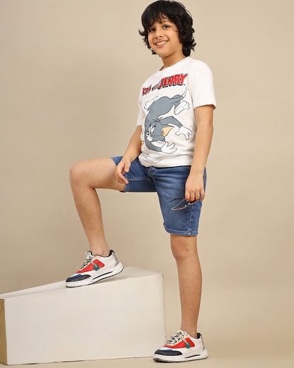 Tom & Jerry Regular Fit Tshirt Boys