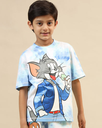 Tom & Jerry Printed Regular Fit Tshirt For Boys