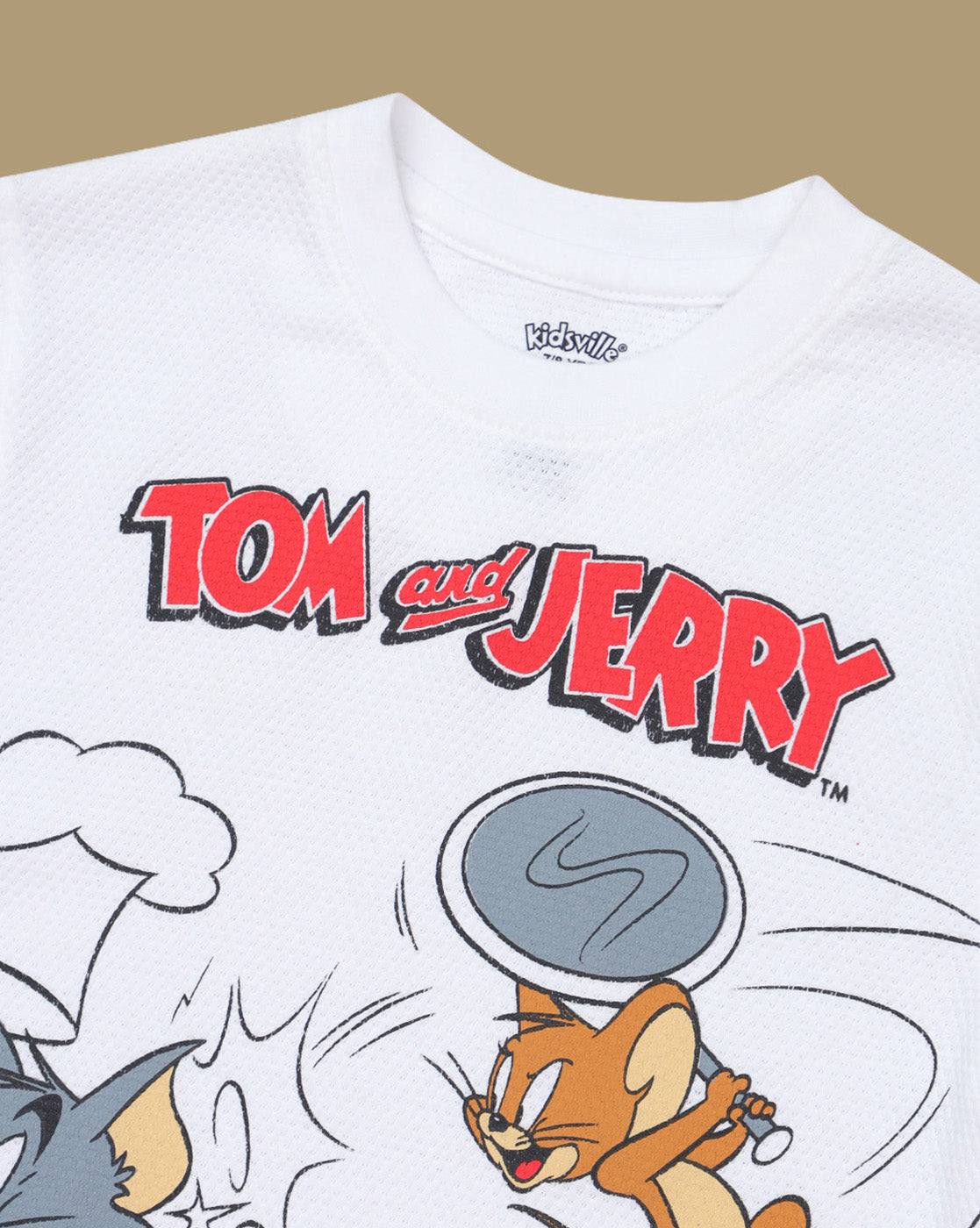 Tom & Jerry Printed Regular Fit Tshirt For Boys