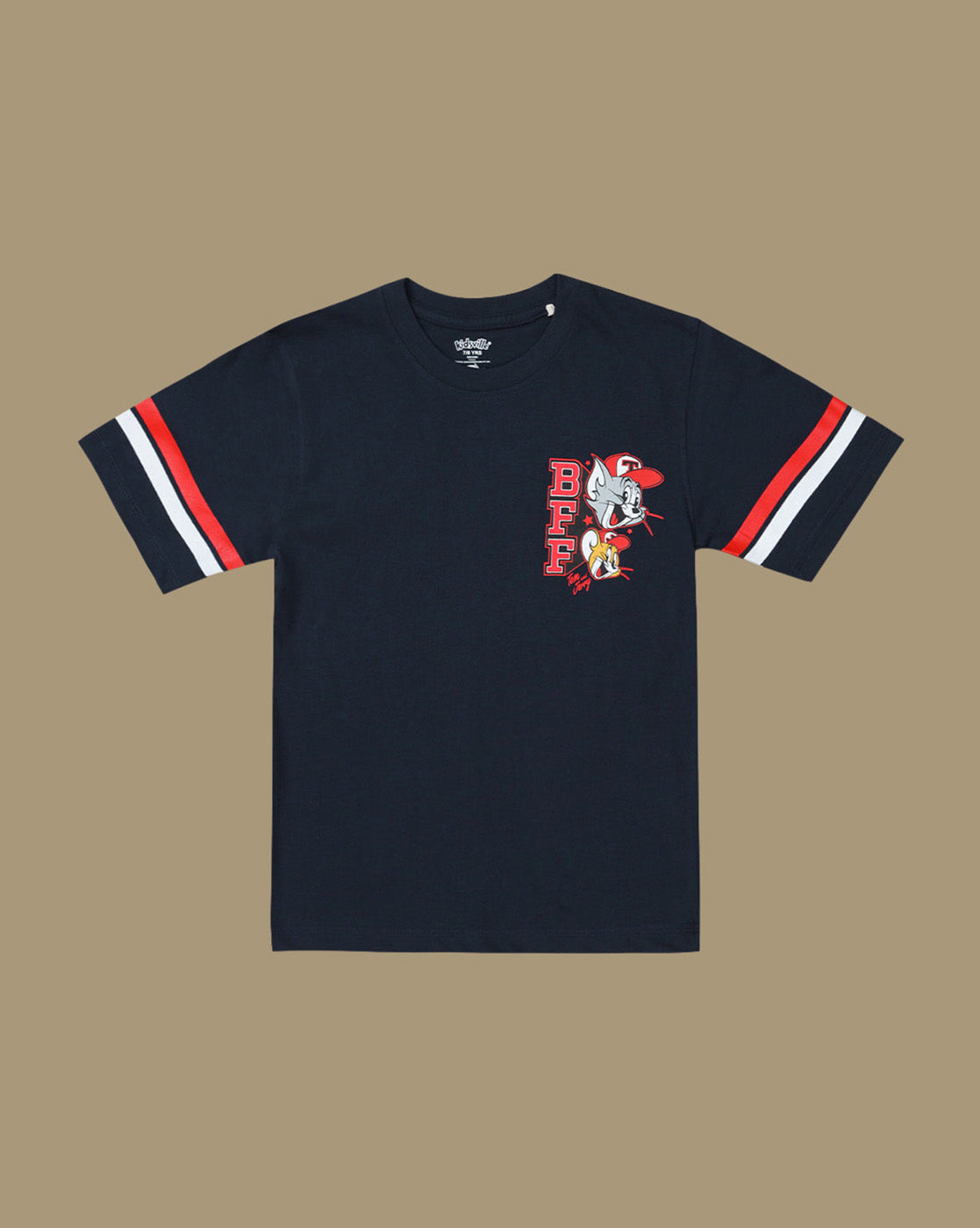 Tom & Jerry Printed Regular Fit Tshirt For Boys