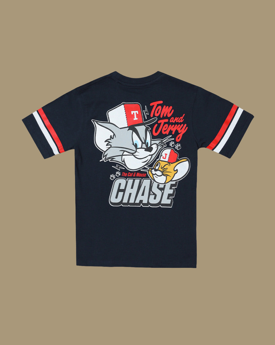 Tom & Jerry Printed Regular Fit Tshirt For Boys